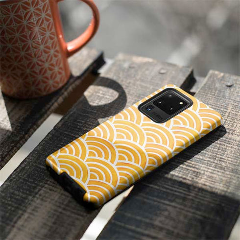 Cat Coq Japanese Wave Galaxy S20 Ultra 5G Pro Case