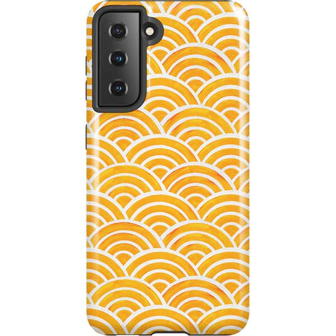 Cat Coq Japanese Wave Galaxy S21 5G Pro Case