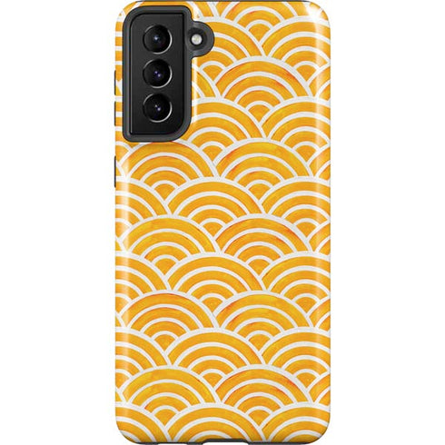 Cat Coq Japanese Wave Galaxy S21 FE Pro Case