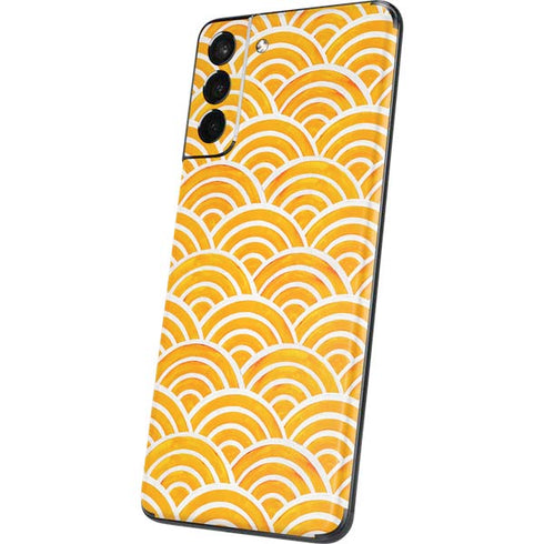 Cat Coq Japanese Wave Galaxy S21 Plus 5G Skin