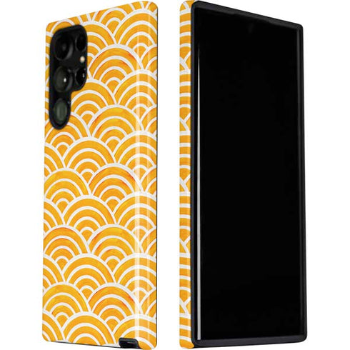 Cat Coq Japanese Wave Galaxy S22 Ultra Pro Case