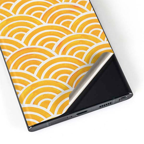 Cat Coq Japanese Wave Galaxy S22 Ultra Skin