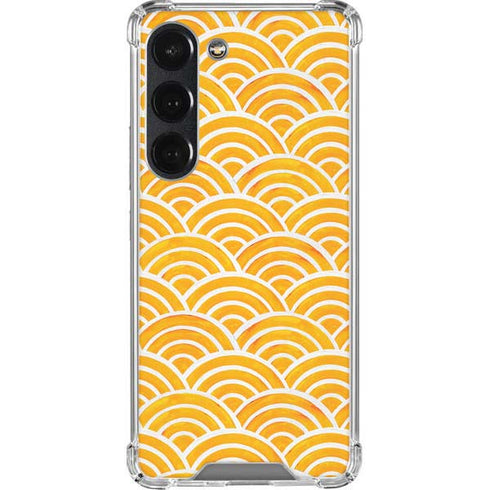 Cat Coq Japanese Wave Galaxy S23 Clear Case