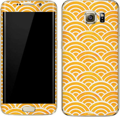 Cat Coq Japanese Wave Galaxy S7 Edge Skin