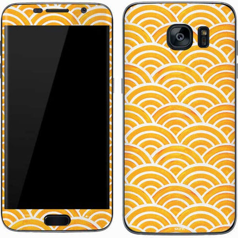 Cat Coq Japanese Wave Galaxy S7 Skin
