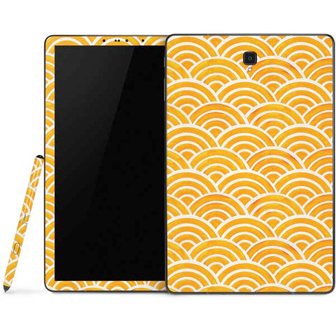 Cat Coq Japanese Wave Samsung Galaxy Tab Skin