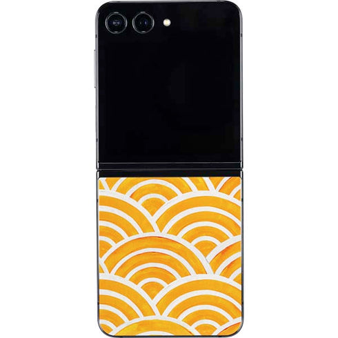 Japanese Wave by Cat Coq Galaxy Z Flip5 5G Skin