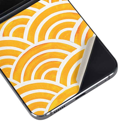 Japanese Wave by Cat Coq Galaxy Z Flip5 5G Skin