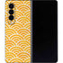 Cat Coq Japanese Wave Galaxy Z Fold4 5G Skin