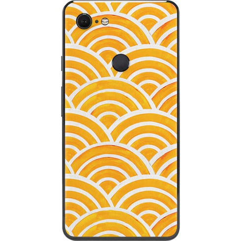 Cat Coq Japanese Wave Google Pixel 3 XL Skin