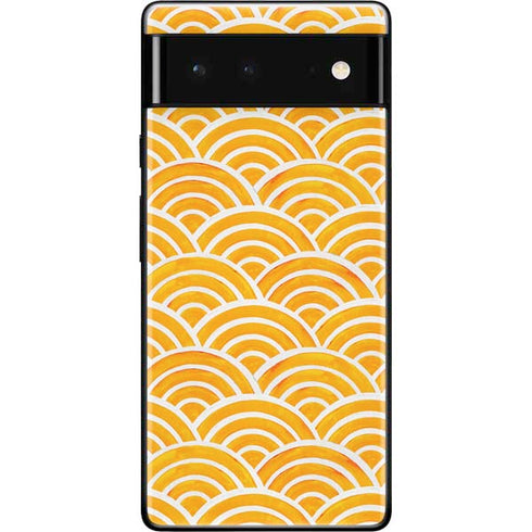 Cat Coq Japanese Wave Google Pixel 6 Skin