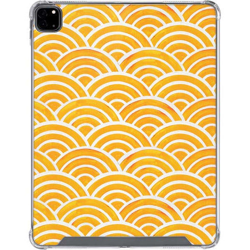 Cat Coq Japanese Wave iPad Pro 12.9in (2020) Clear Case