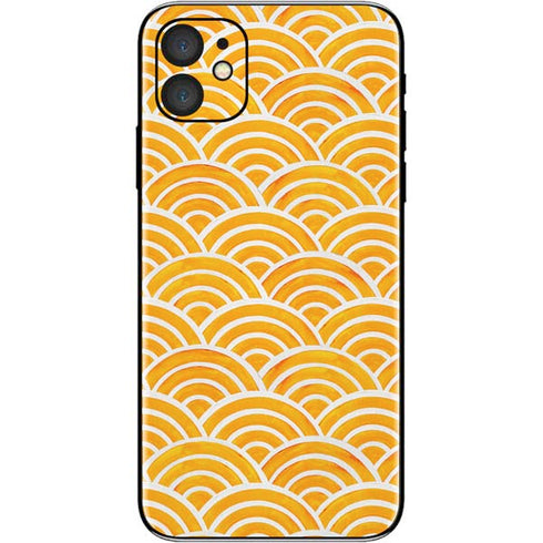 Cat Coq Japanese Wave iPhone 11 Skin