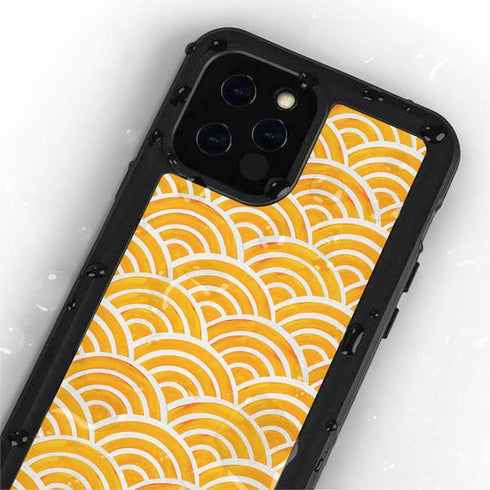 Cat Coq Japanese Wave iPhone 12 Pro Waterproof Case