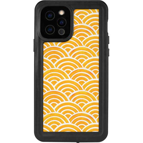 Cat Coq Japanese Wave iPhone 12 Pro Waterproof Case