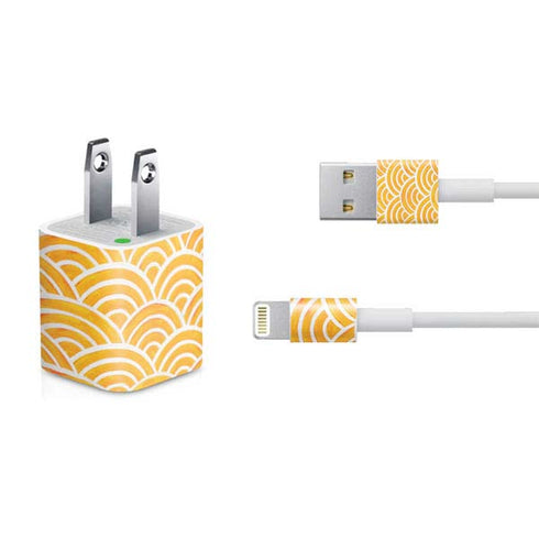 Cat Coq Japanese Wave iPhone Charger (5W USB) Skin