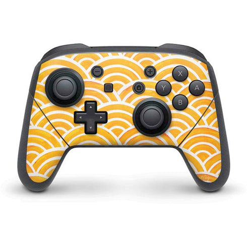 Cat Coq Japanese Wave Nintendo Switch Pro Controller Skin