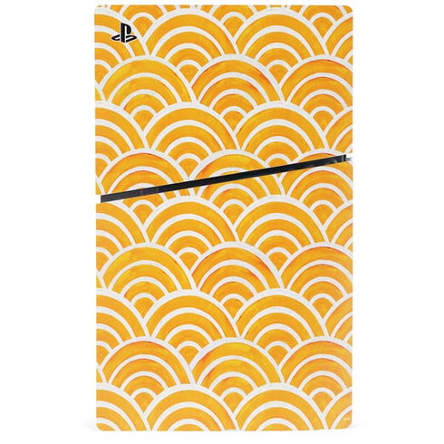 Japanese Wave by Cat Coq PS5 Slim Disk Console Skin
