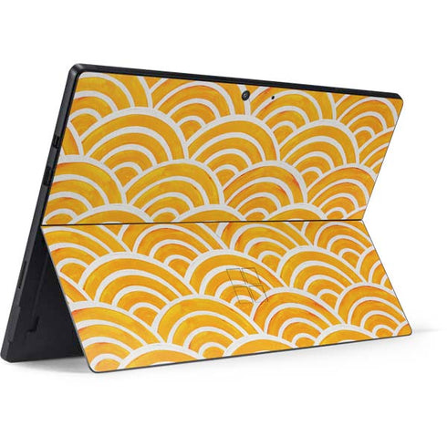 Cat Coq Japanese Wave Surface Pro 7 Skin
