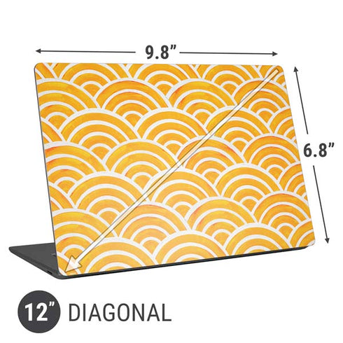 Cat Coq Japanese Wave Universal Laptop 12in (9.8 x 6.8in) Skin