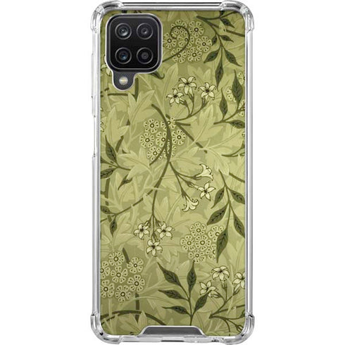 William Morris Jasmine Galaxy A12 Clear Case