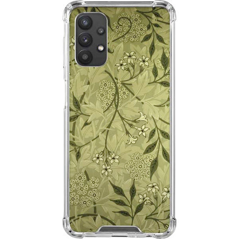 William Morris Jasmine Galaxy A32 5G Clear Case