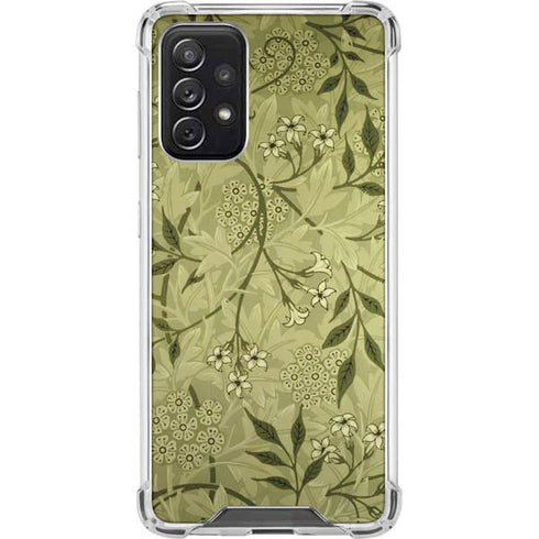 William Morris Jasmine Galaxy A72 5G Clear Case