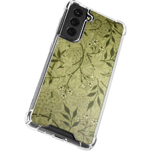 William Morris Jasmine Galaxy S21 FE Clear Case