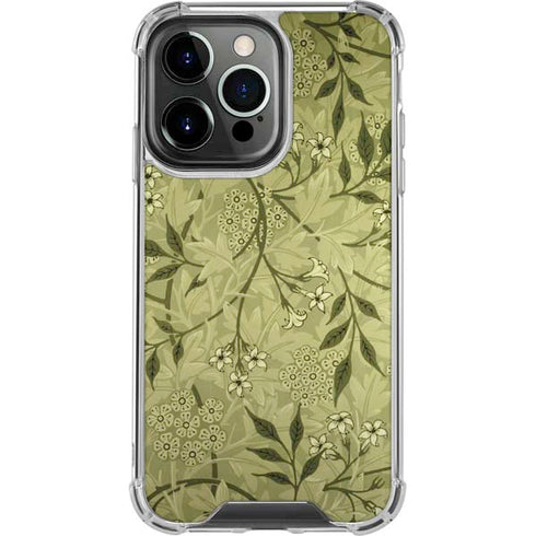 William Morris Jasmine iPhone 13 Pro Clear Case
