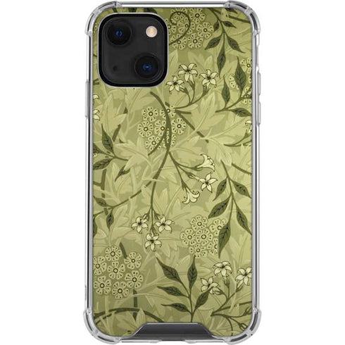 William Morris Jasmine iPhone 14 Clear Case