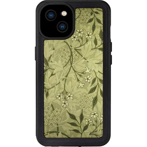 Jasmine by William Morris iPhone 15 Plus Waterproof Case