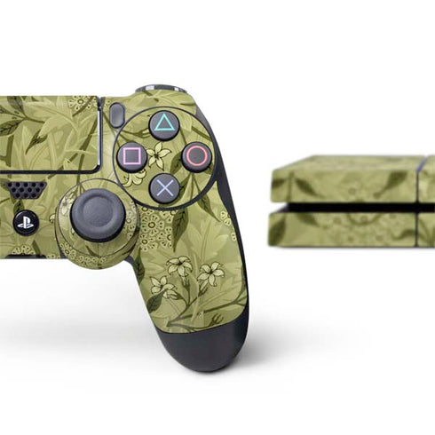 William Morris Jasmine PS4 Console and Controller Bundle Skin