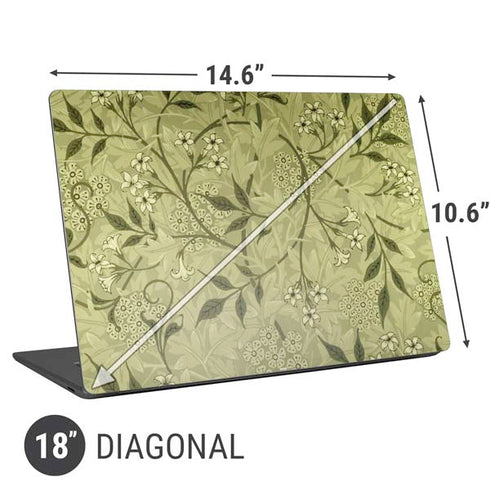 William Morris Jasmine Universal Laptop 18in (14.6 x 10.6in) Skin