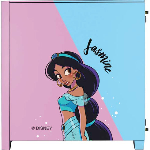 Disney Princess Jasmine Art Corsair 4000D Tempered Glass Mid-Tower ATX Case Skin