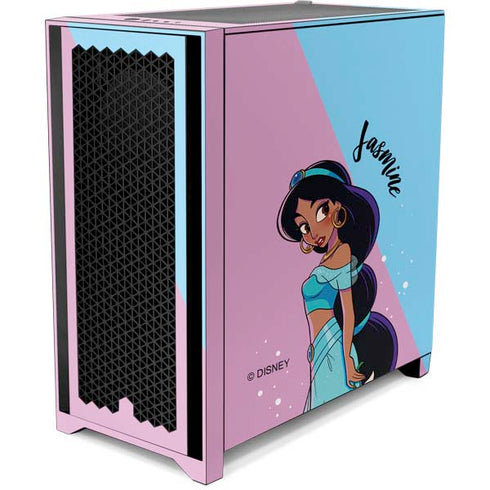 Disney Princess Jasmine Art Corsair 4000D Tempered Glass Mid-Tower ATX Case Skin