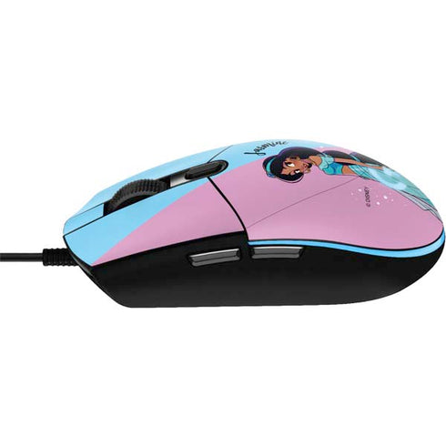 Disney Princess Jasmine Art G203 Prodigy RGB Wired Gaming Mouse Skin