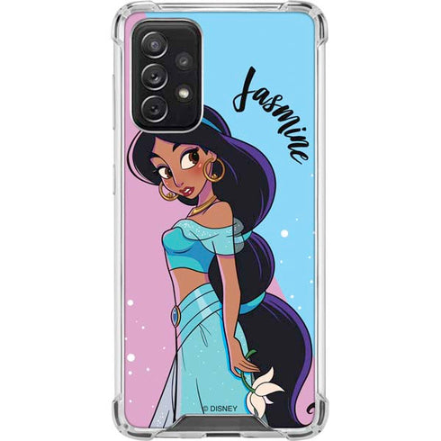 Disney Princess Jasmine Art Galaxy A72 5G Clear Case