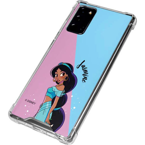 Disney Princess Jasmine Art Galaxy Note20 5G Clear Case