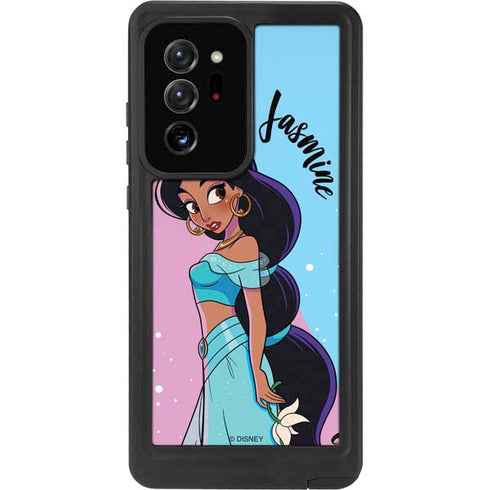Disney Princess Jasmine Art Galaxy Note20 Ultra 5G Waterproof Case