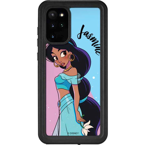 Disney Princess Jasmine Art Galaxy S20 Plus Waterproof Case