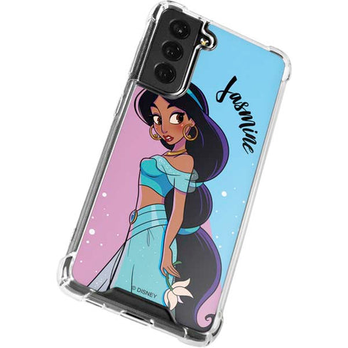 Disney Princess Jasmine Art Galaxy S21 FE Clear Case