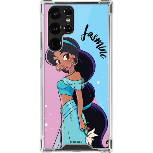 Disney Princess Jasmine Art Galaxy S22 Ultra Clear Case