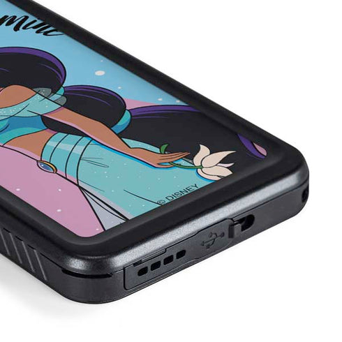 Disney Princess Jasmine Art Galaxy S23 Plus Waterproof Case