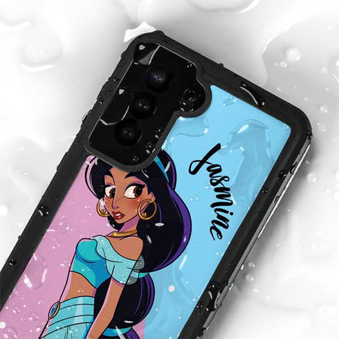 Disney Princess Jasmine Art Galaxy S23 Plus Waterproof Case