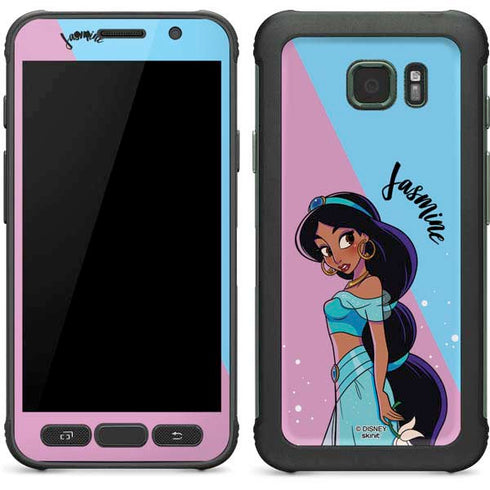 Disney Princess Jasmine Art Galaxy S7 Active Skin