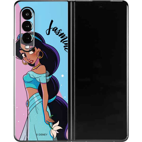 Disney Princess Jasmine Art Galaxy Z Fold3 5G Skin