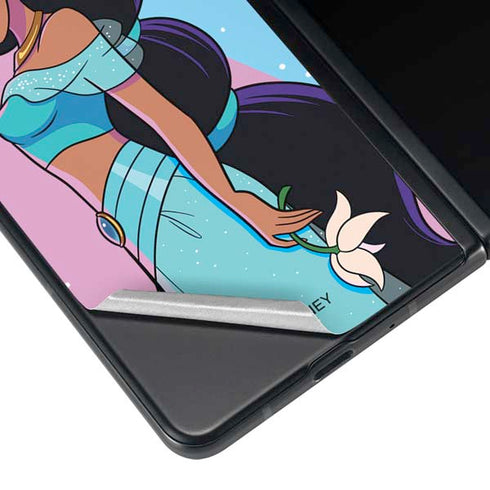 Disney Princess Jasmine Art Galaxy Z Fold3 5G Skin