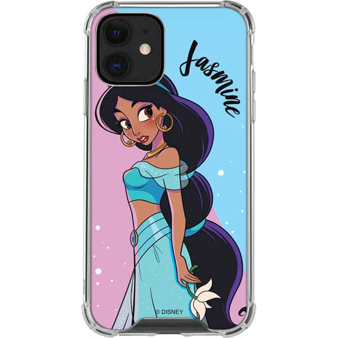 Disney Princess Jasmine Art iPhone 12 Mini Clear Case