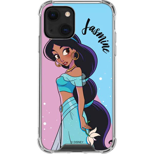 Disney Princess Jasmine Art iPhone 14 Plus Clear Case