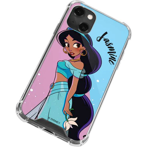 Disney Princess Jasmine Art iPhone 14 Plus Clear Case